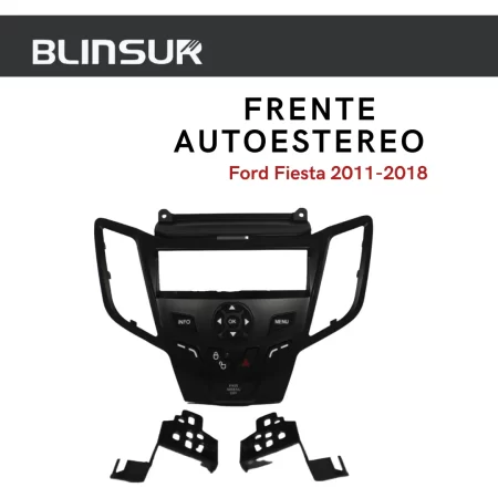 Base Frente Adaptador Estereo Ford Fiesta 2011-2018 - Image 2