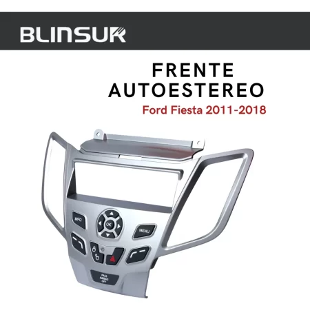 Base Frente Adaptador Estereo Ford Fiesta 2011 2018 - Image 2