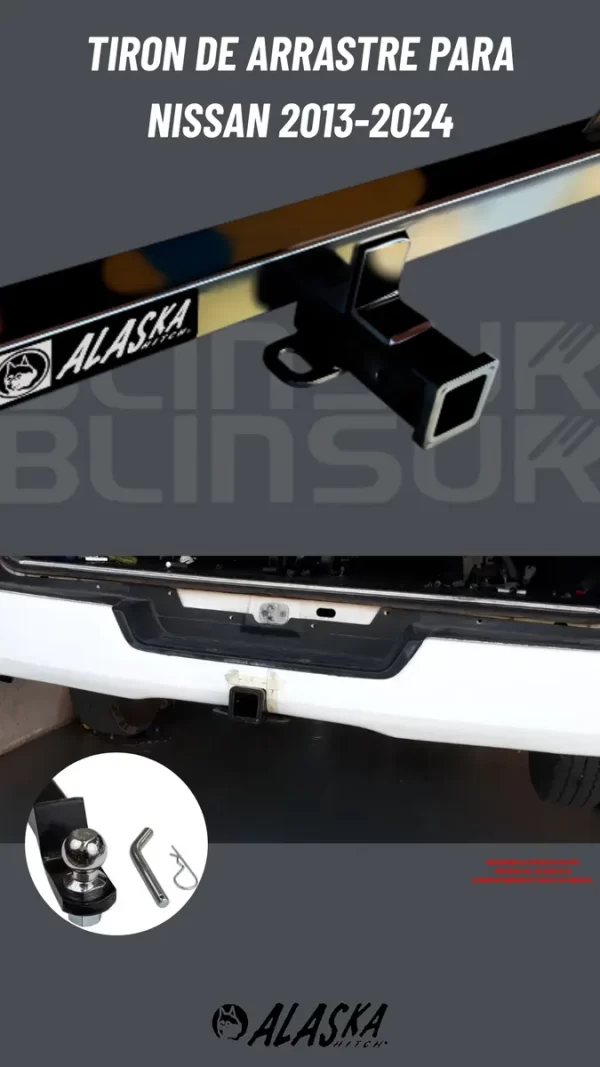 Tirón De Enganche Nissan Urvan Nv350 2013-2024 Cople Y Bola