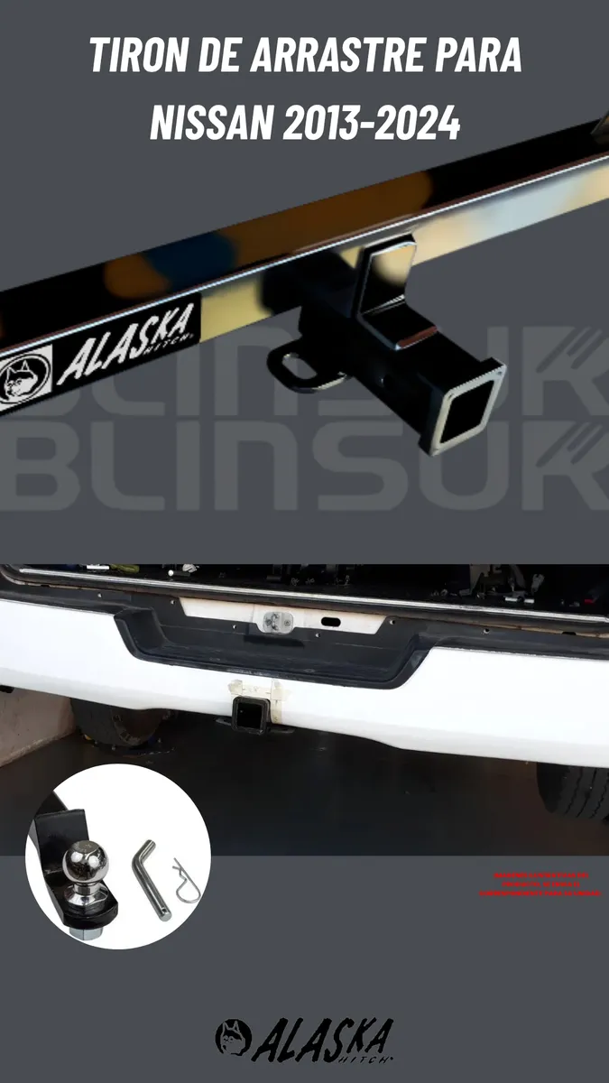 Tirón De Enganche Nissan Urvan Nv350 2013-2024 Cople Y Bola - Image 2