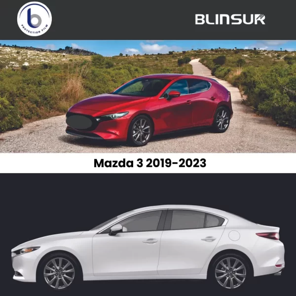 Protección Ppf Para Acabado Piano Compatible Mazda 3 2019-23