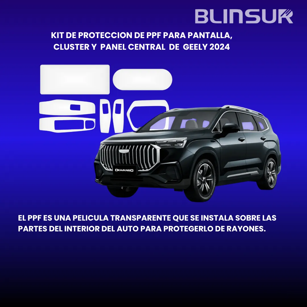 Kit De Protección Ppf  Interior  Para Geely 2024 - Image 2