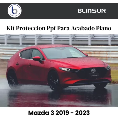 Kit Proteccion Ppf Para Acabado Piano Mazda 3 2019 Al 2023 - Image 2