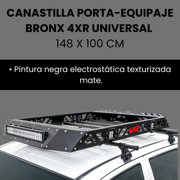 Canastilla Porta-equipaje Bronx 4xr Universal 148 X 100 Cm
