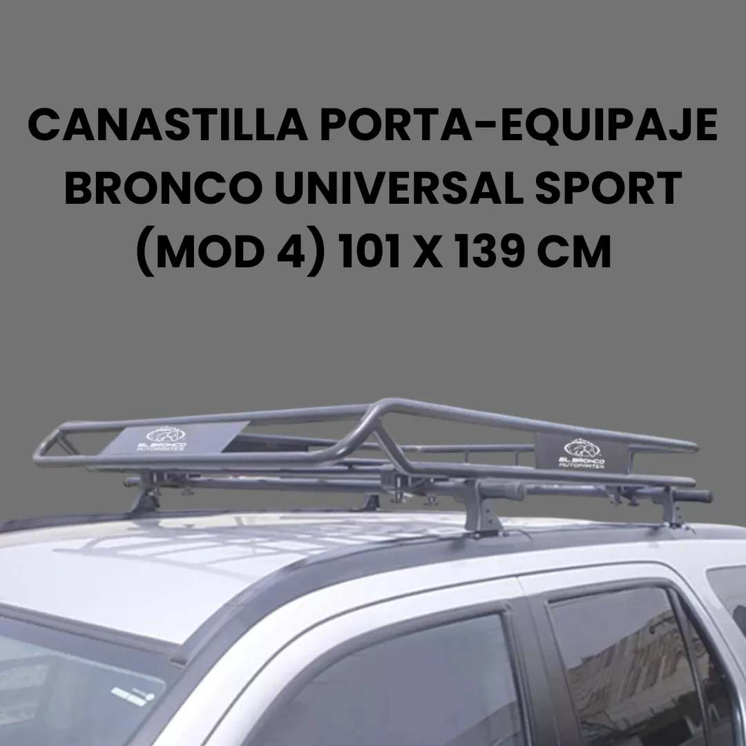 Canastilla Porta-equipaje Bronco Universal 101 X 139 Cm - Image 2