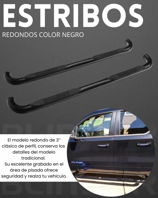 Estribos Redondos Ford Explorer 2020 - 2022 Suv Negros