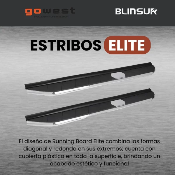 Estribos Elite Negros Kia Telluride 2020 - 2022 Suv