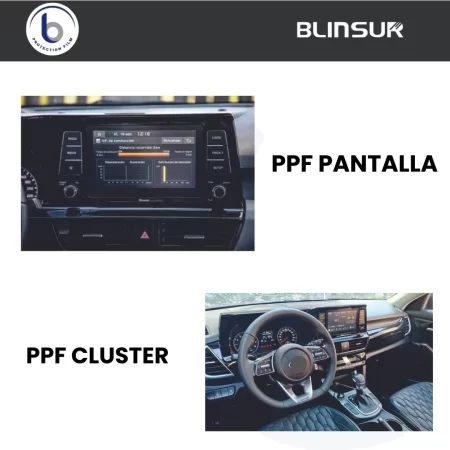 Sticker Pantalla Y Clúster Compatible Con Kia Seltos 2023 - Image 2