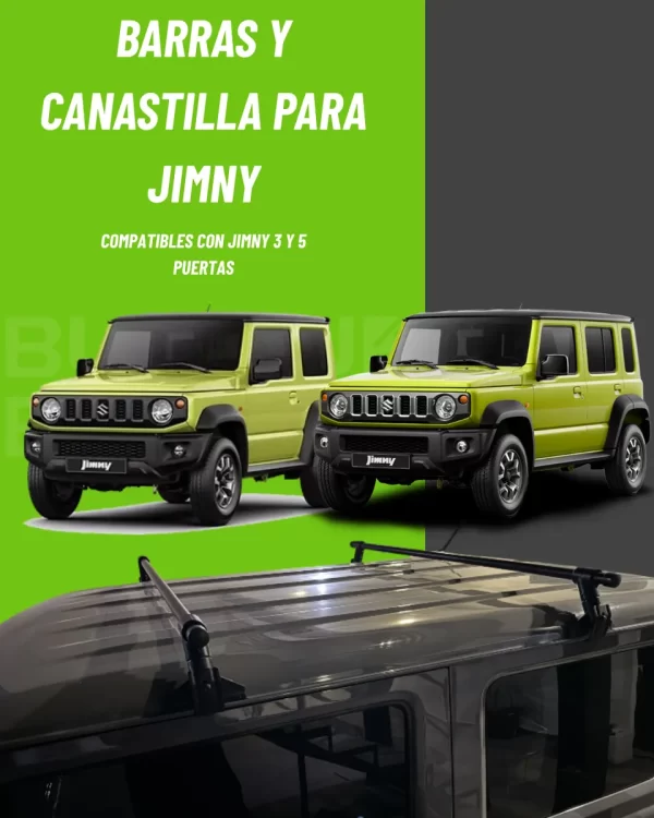 Juego De Canastilla Con Barras Para Suzuki Jimny 2019 - 2025