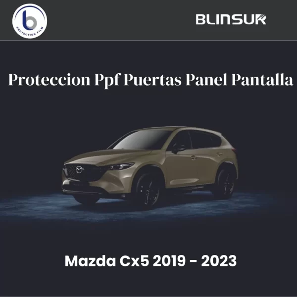 Proteccion Ppf Puertas Panel Pantalla Mazda Cx5 2023
