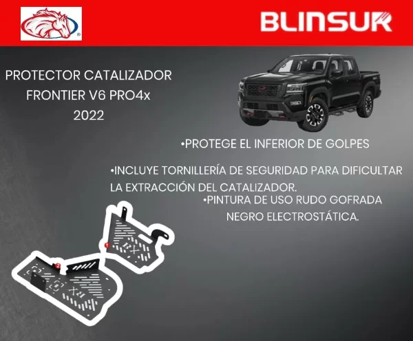 Protector De Catalizador Para Nissan V6 Pro4x 2022