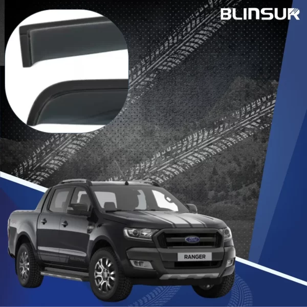 Deflector Botaguas Compatible Con Ranger T7 2012 Al 2021