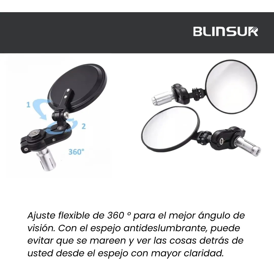 Espejos Retrovisores Universal Para Motocicleta Mictuning - Image 2