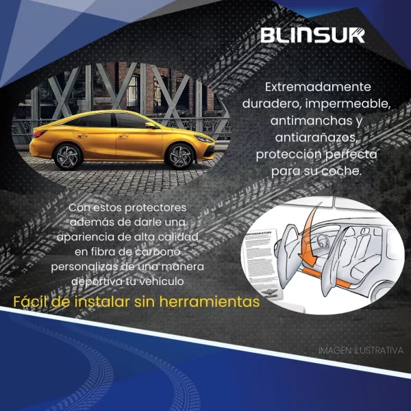 Sticker Protección De Estribos Puertas Para Mg5