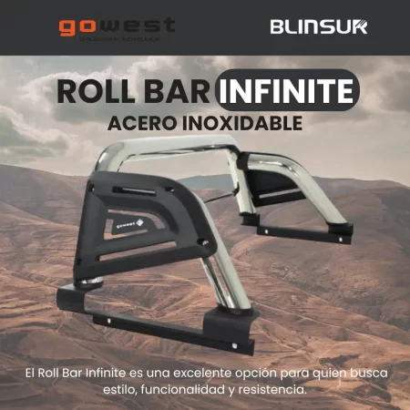 Roll Bar Infinite Inoxidable Chevrolet S10 Max 2023 - 2024 - Image 2