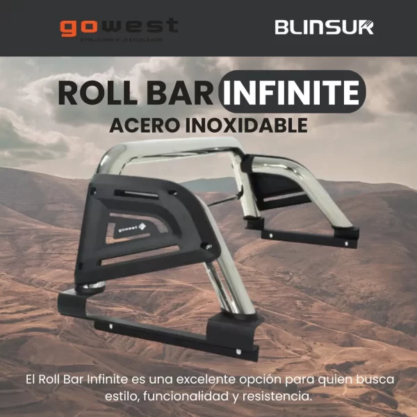 Roll Bar Infinite Inoxidable Chevrolet S10 Max 2023 - 2024