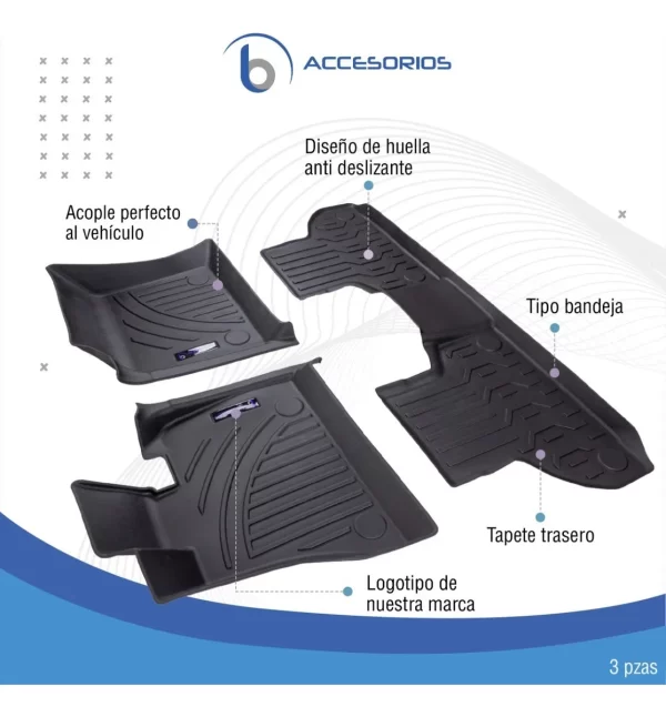 Juego De Tapetes Bandeja 3d Uso Rudo Para Bmw X5 2018-2022