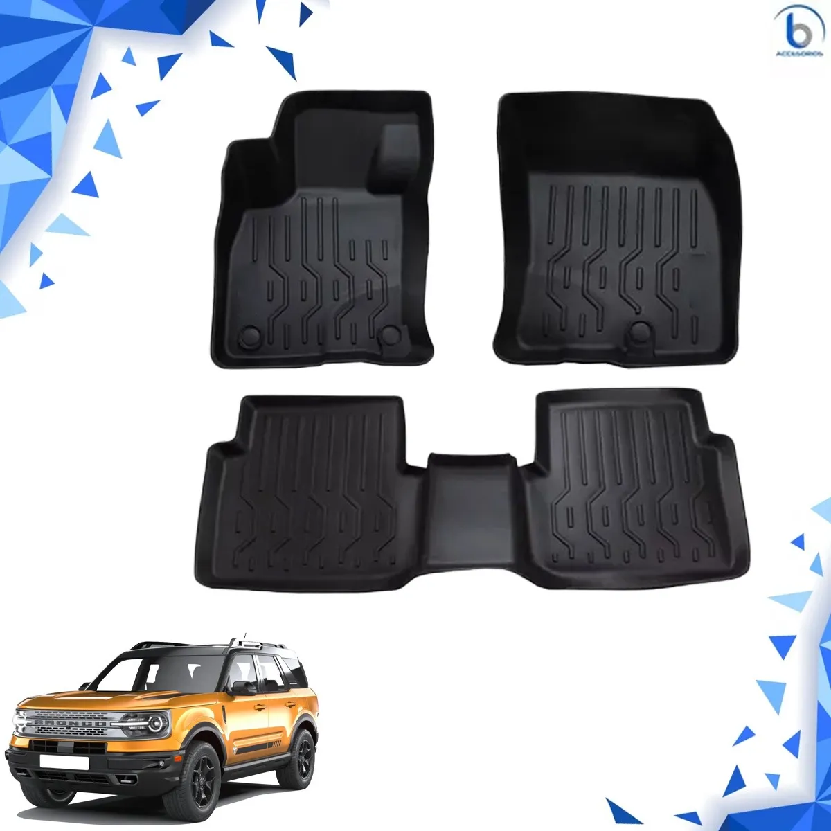 Tapetes Tipo Charola Para Ford Bronco Sport 2021 2023 - Image 2