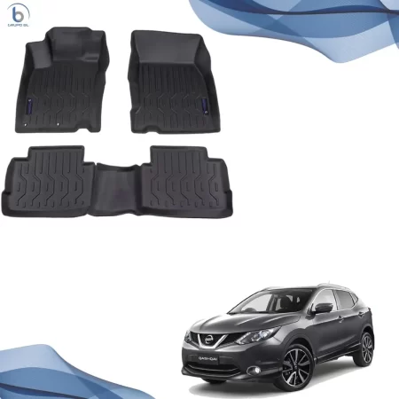 Juego De Tapetes Bandeja Uso Rudo Para Nissan Qashqai 2015 - Image 2