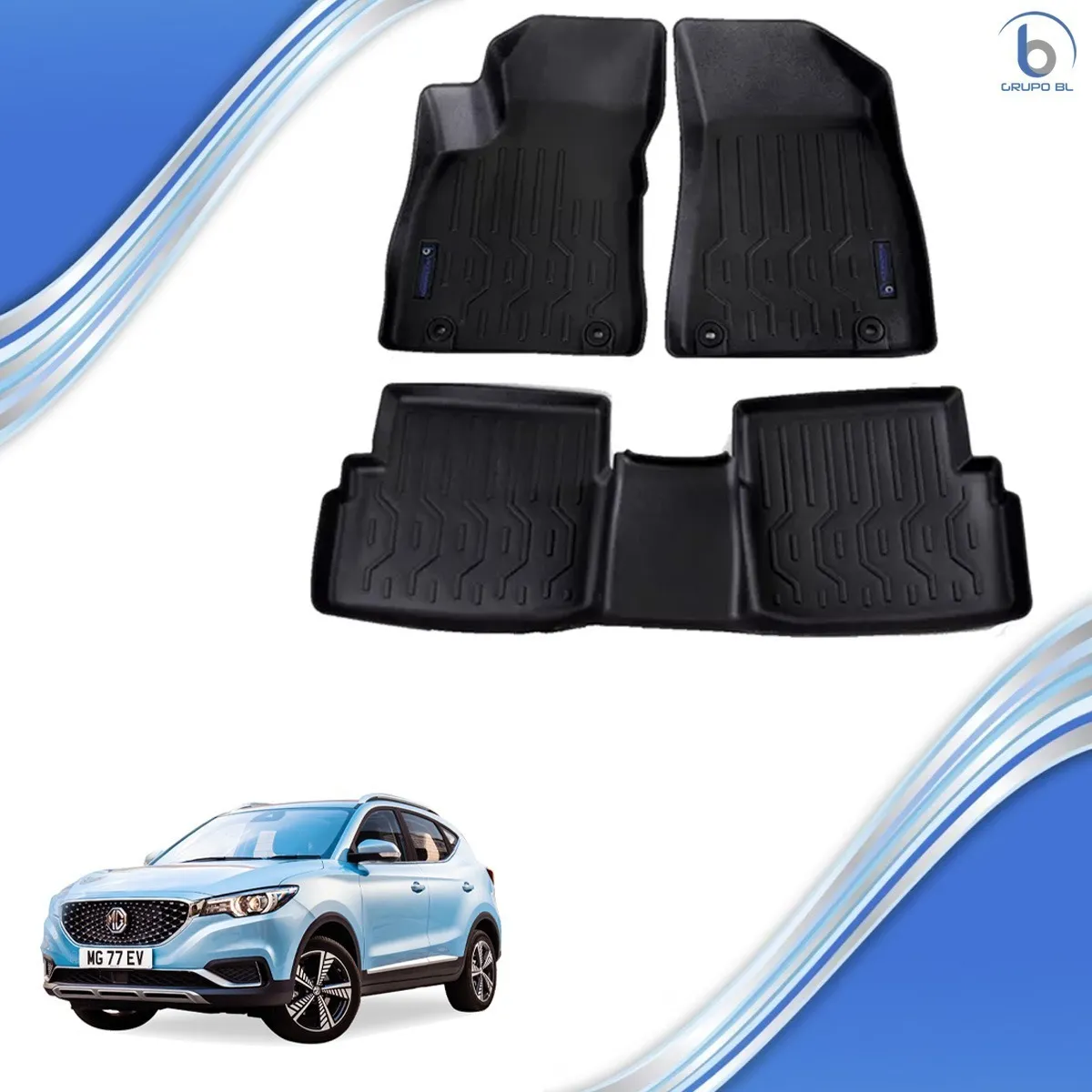 Juego De Tapetes Tipo Bandeja Para Para Mg Zs 2018 2023 - Image 2