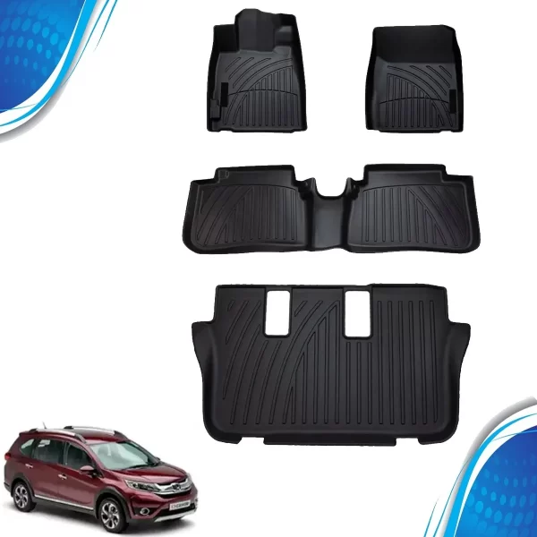 Juego De Tapetes De  Bandeja Para Honda Br-v 2017-2022