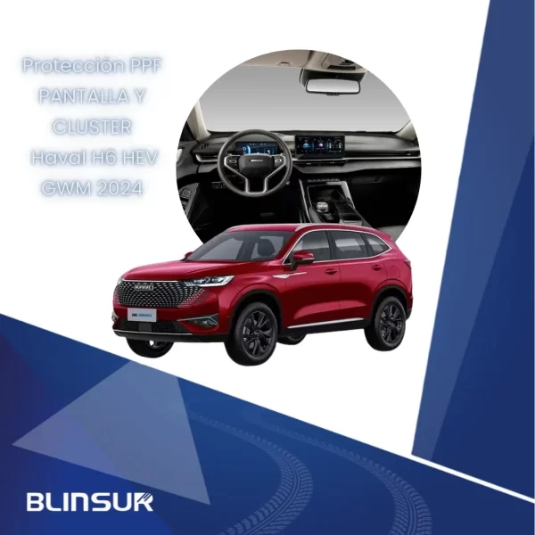 Protector Bl Pantalla Y Clúster Para Haval H6 Hev Gwm 2024