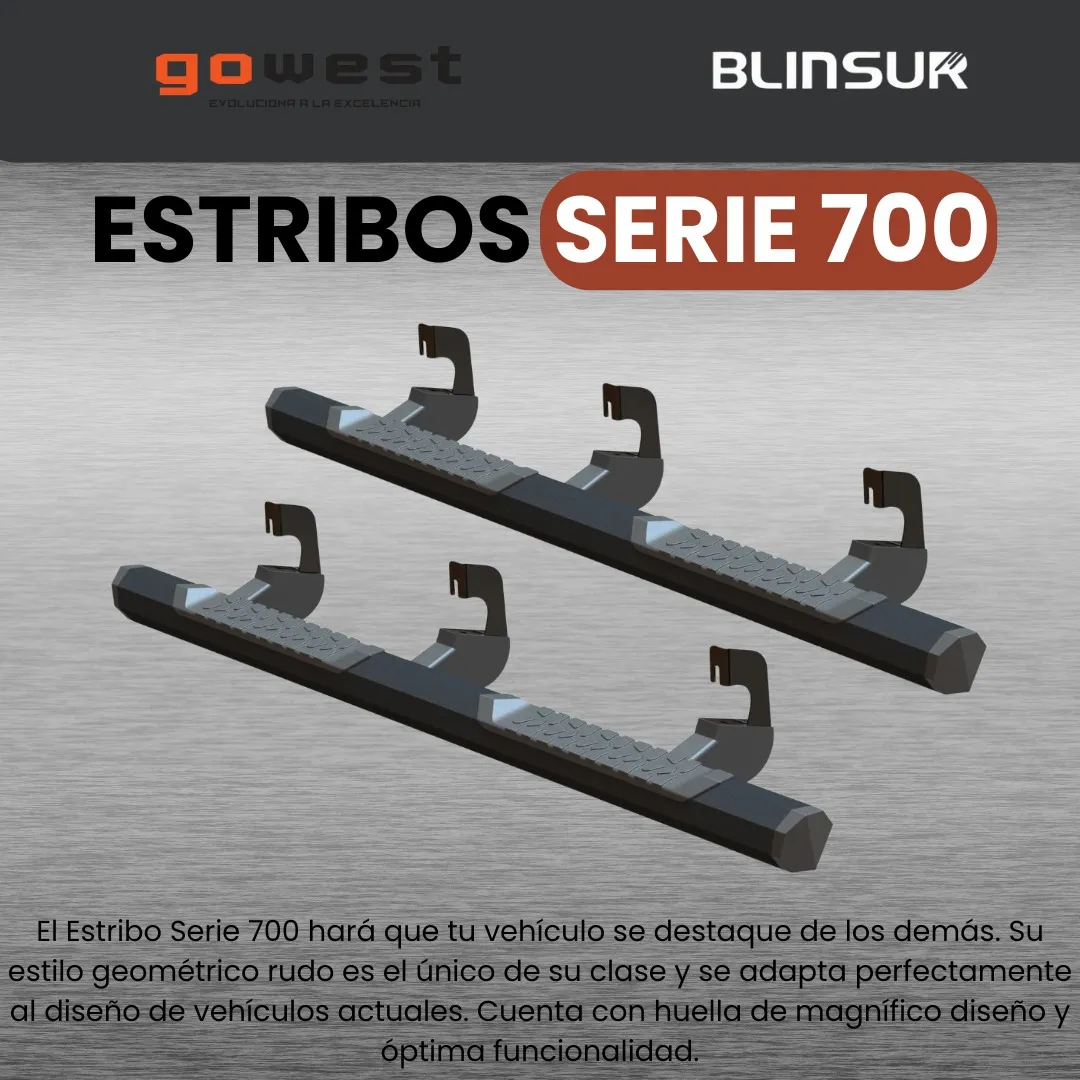 Estribos Serie 700 Negros Para Jeep Jk 2007 - 2018 4 Puertas - Image 2