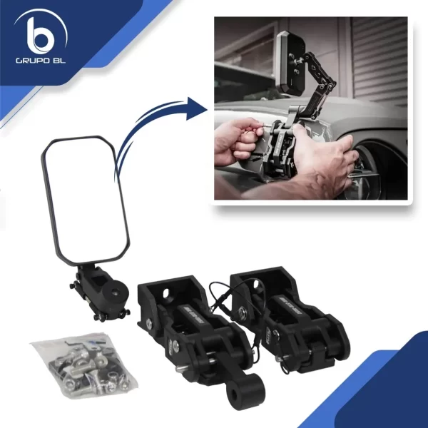 Espejo De Punto Ciego Cerradura Jeep Wrangler Jl 2018 A 2024