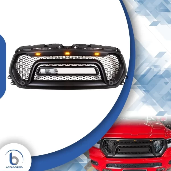 Parrilla Compatible Con Ram 1500 Luz Led Ambar 2019 2020