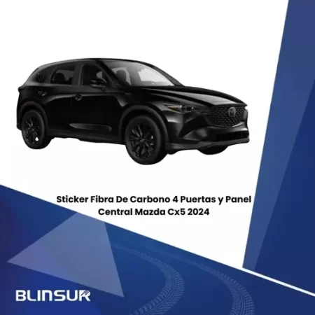 Sticker Fibra De Carbono Compatible Con Mazda Cx5 2024 - Image 2