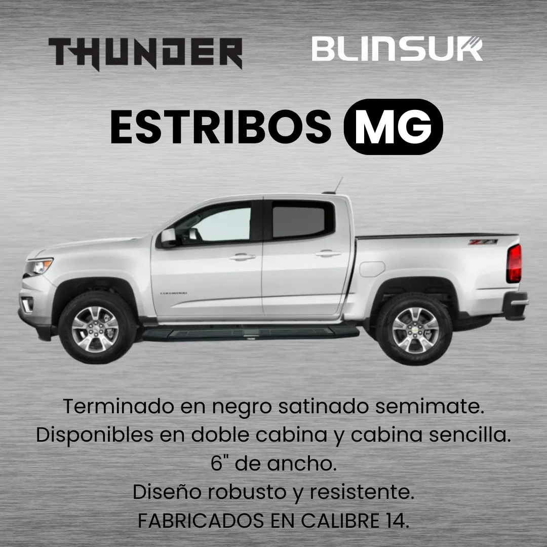 Estribos Mg Para Ford Lobo F150 Doble Cabina 2015 - 2023 - Image 2