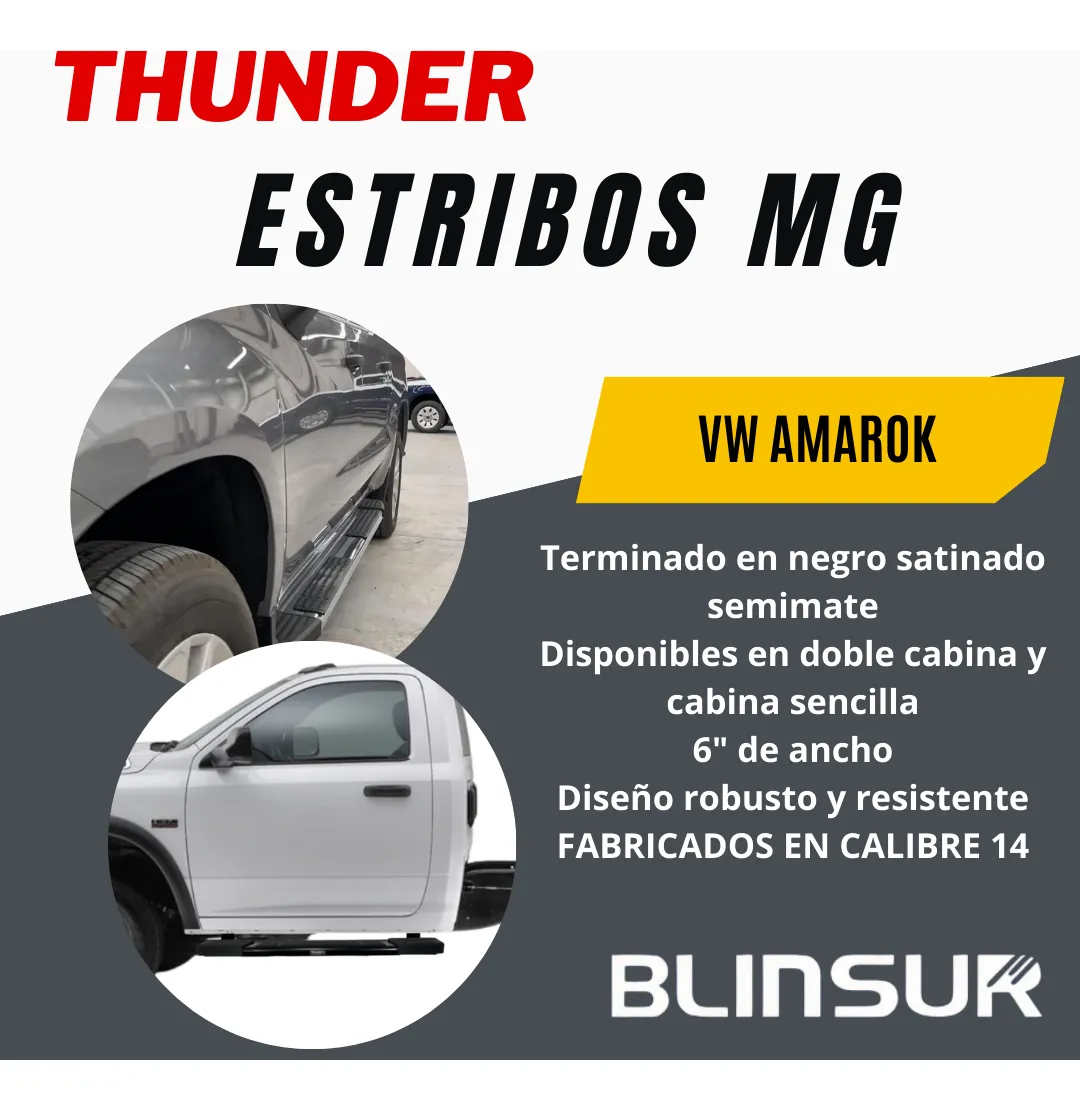 Estribos Mg Compatibles Con Volkswagen Amarok 2011 - 2023 - Image 2
