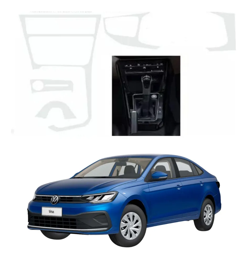 Protector Acabado Piano Interior Para Virtus 2022 2023 - Image 2
