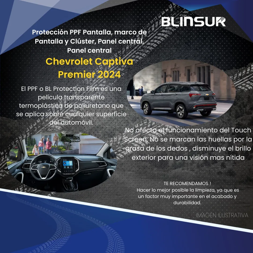 Kit Ppf Completo De Sticker Para Captiva Premier 2024 - Image 2
