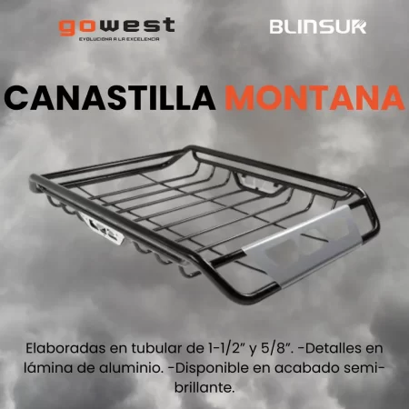 Canastilla Porta Equipaje Montana 145.5 X 105.6 Cm Go West - Image 2