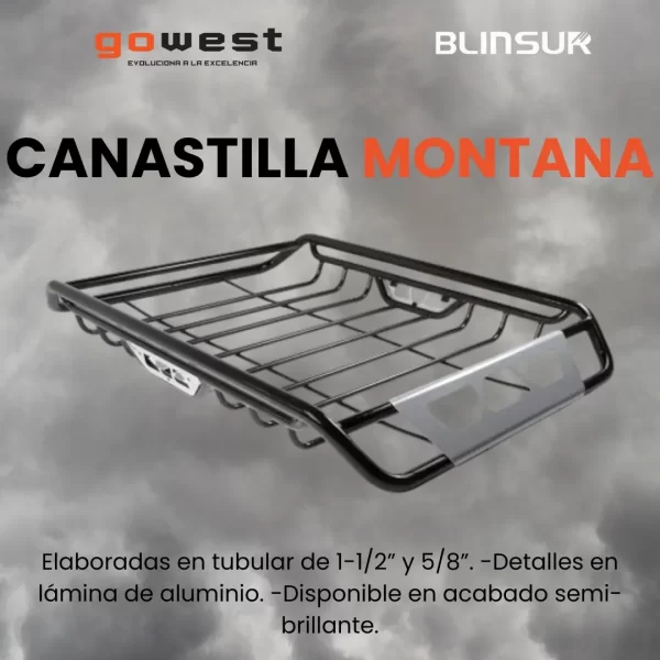 Canastilla Porta Equipaje Montana 145.5 X 105.6 Cm Go West