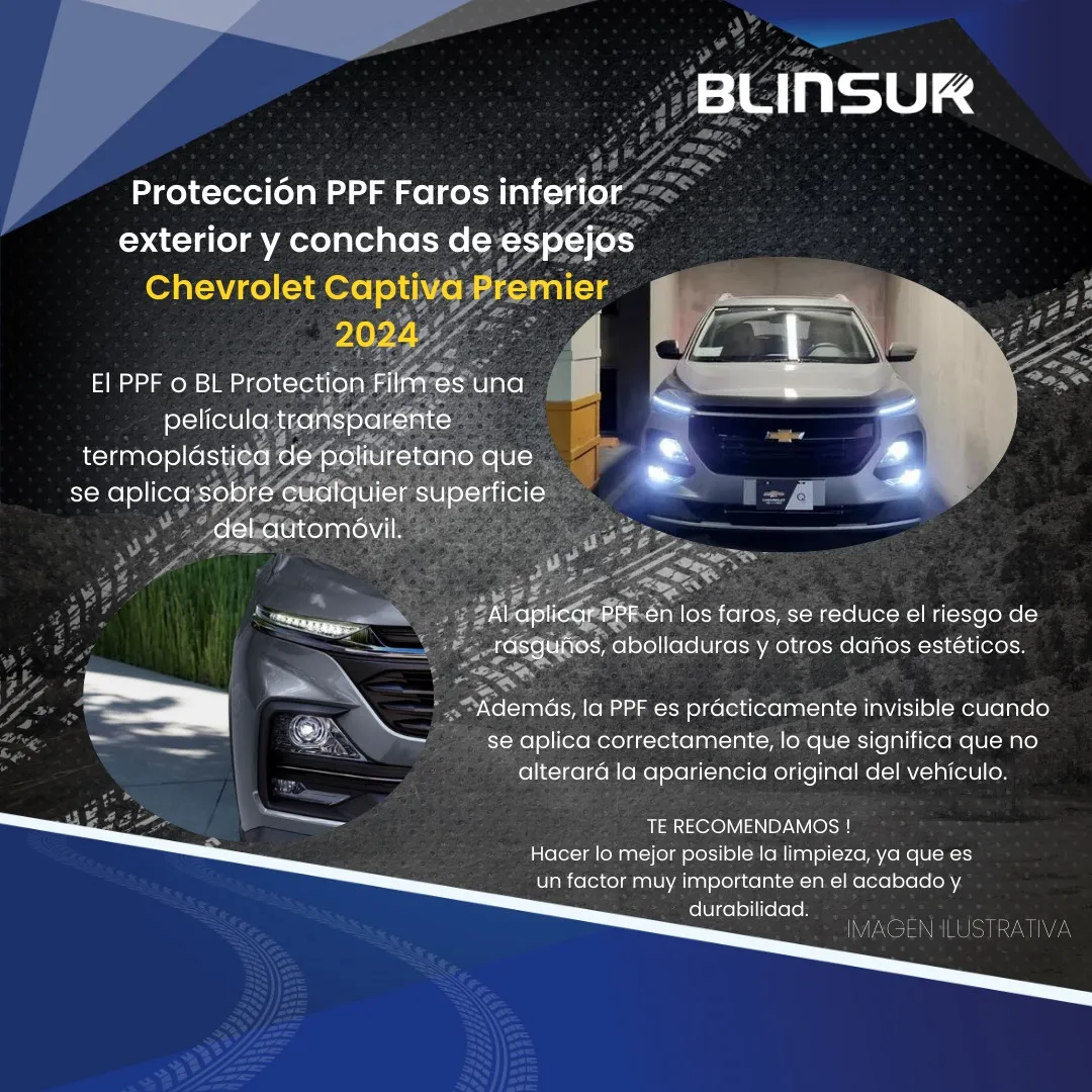 Kit De Protección De Faros Para Captiva Premier 2024 - Image 2