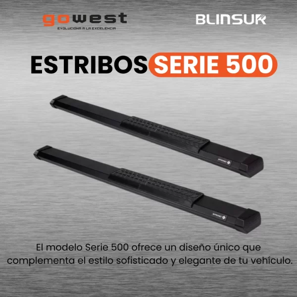 Estribos Serie 500 F150 Lobo Cabina Extendida 2015 - 2022