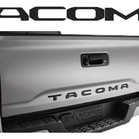 Letras Bl Emblema Logo Tacoma Tapa Batea De Caja 2020 - 2024 - Image 2