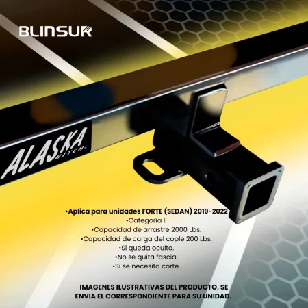 Tirón De Arrastre Jalon Kia Forte (sedan) 2019-2022 Alaska - Image 2