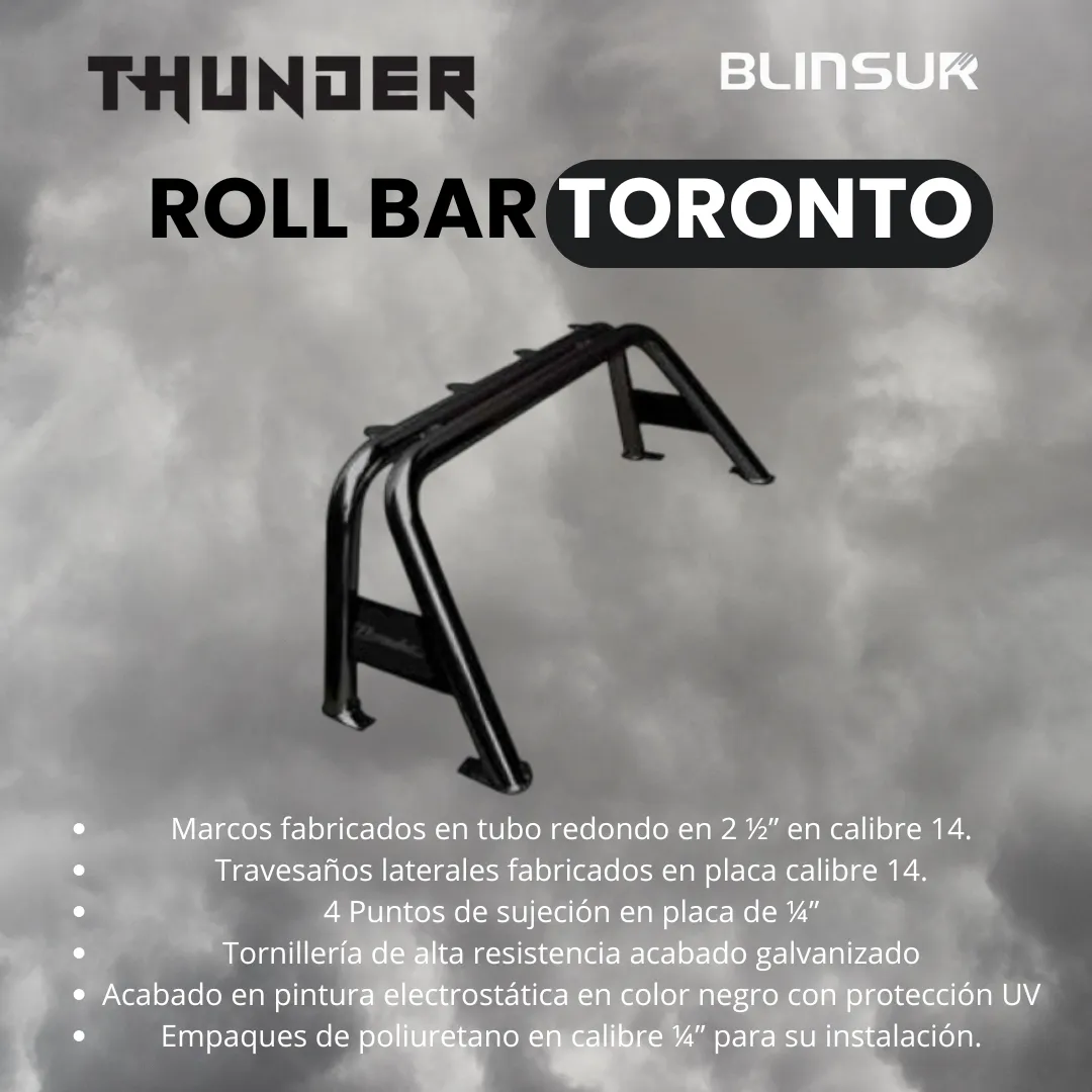 Roll Bar Batea Toronto Para Nissan Frontier 2021 - 2024 - Image 2