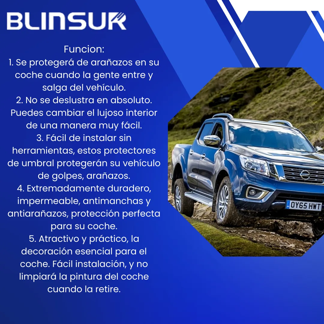 Sticker Protección De Estribos Para Nissan Np300 Diseño 3 - Image 2