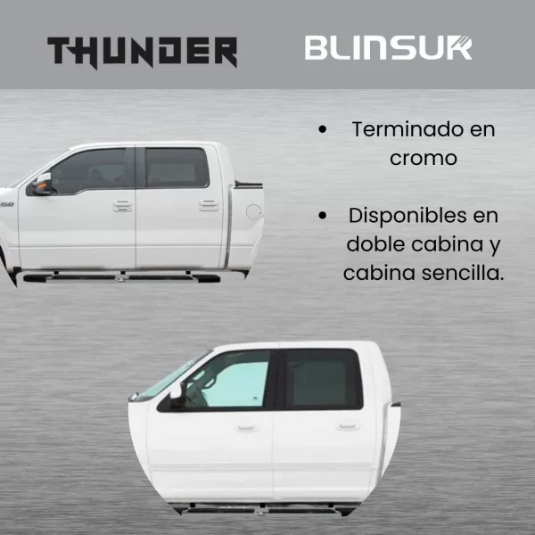 Estribos Mg 71 Para Ford Lobo F150 Doble Cabina 2004 - 2014