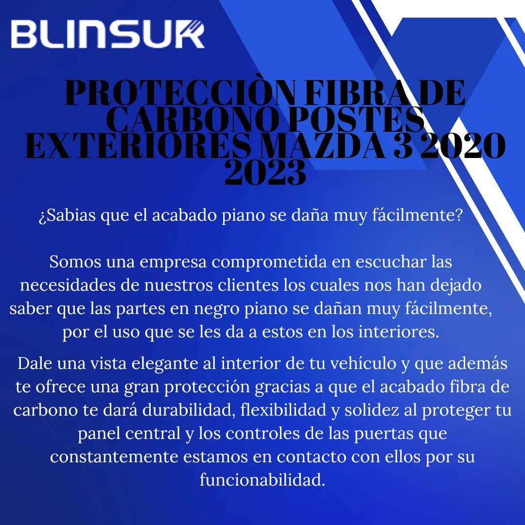 Protección Para Postes Exteriores De Mazda 3 2020 -2024 - Image 2
