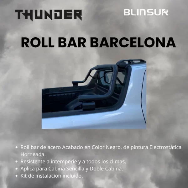 Roll Bar Barcelona Ram 700 Y Chevrolet Tornado 2017 - 2024