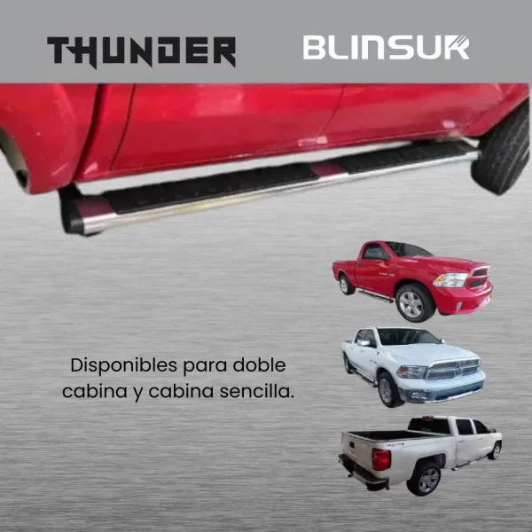 Estribos Recto Para Ford Ranger 2023 - 2024