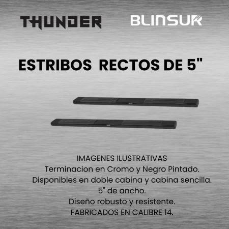 Estribos Recto Para Nissan Np 300 Frontier 2016 - 2023 - Image 2