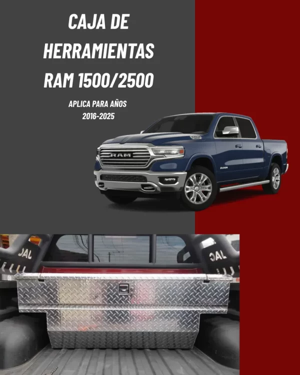 Caja De Herramientas Ram 1500/2500 2016-2024+ C/resaques