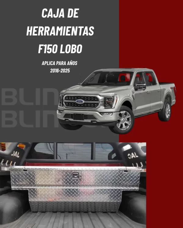 Caja De Herramientas Ford F150 Lobo 2016-2024+ C/resaques
