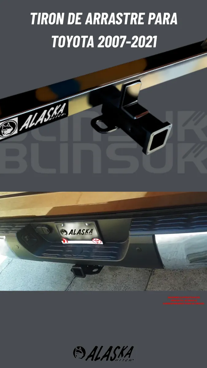 Tirón Jalón De Arrastre Toyota Tundra 2007-2021 Alaska - Image 2